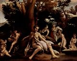 Correggio (Leda with the Swan) Art Poster Print - 11 X 17