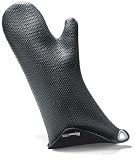 Duncan Double Stitch Inverted BBQ Mitt, Black