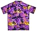 V.H.O. Funky Hawaiian Shirt, Shortsleeve, Surf, Purple, 3XL