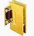C.R. LAURENCE GEN074UBR CRL Ultra Brass Geneva 074 Series Wall Mount Short Back Plate...