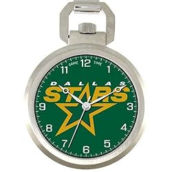 NHL Men's NHL-PW-DAL Pocket Collection Dallas Stars Pocket Watch