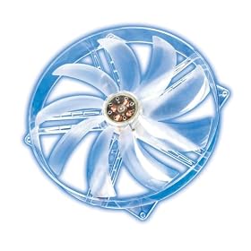 Akasa AK-F2230SM-CB Blue LED 22cm PC case fan