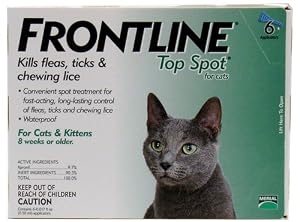 Merial Frontline Top Spot Flea and Tick Control for Cats and Kittens, 6 Doses