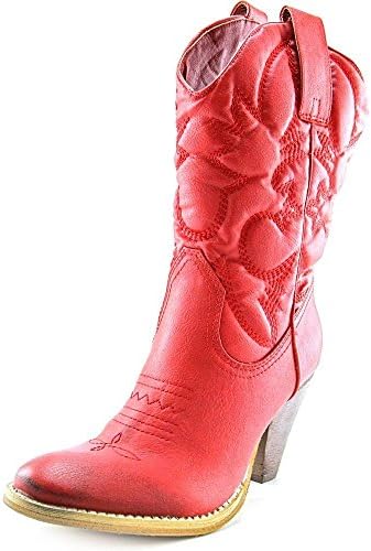 Spite Women's Saddleup Western Boot, Red, 8 B US