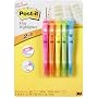 3M Post-it Brand, 2 in 1 Flag + Highlighter, Refillable Flags. SOLD AS A PACK OF 5