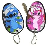 ディズニー『スティッチ＆エンジェル』スライド式キーカバー2個セット