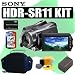 Sony HDR-SR11 10MP 60GB High Definition Hard Drive Handycam Camcorder + Accessory Bundle