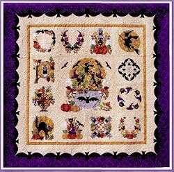 Baltimore Album Halloween BOM P3 Designs Set 13 Quilt Patterns