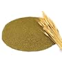 Green Round Straw Table Placemats, set of 4