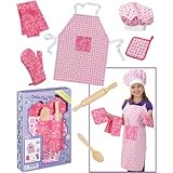 Lil Gourmet Deluxe Chef Set - 7 Piece Set (Colors and Styles May Vary)