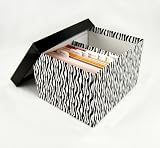 La Loupe Greeting Card 42-ct Assortment and Storage set in Zebra Stripe - Proudly Made in the USA!