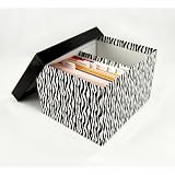 CLOSEOUT SALE! La Loupe Greeting Card 42-ct Assortment and Storage set in Zebra Stripe - Proudly Made in the USA!