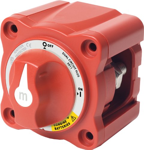 Blue Sea Systems 6011 m-Series (Mini) Battery Switch Dual Circuit Plus