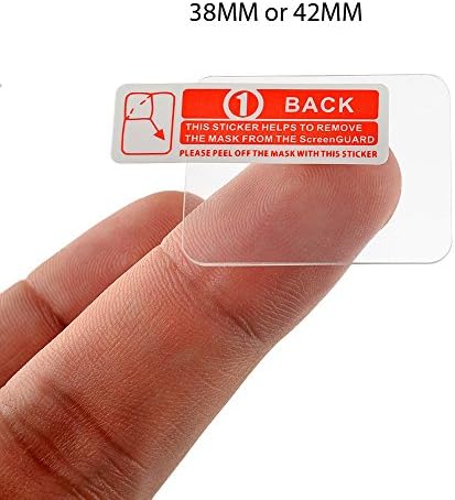 38MM Apple Watch HD Tempered Glass Screen Protector - Ultra Thin Glass - Maxmimum Protection From Scratches, Drops, Marks, Scuffs (Warranty Included) - iWatch Accessories iWatch Protector