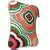 Built E-LS15-FRF 15-Inch French Bull Rainbow Flower Pattern Laptop Sleeve