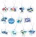 Smurfs Backpack Clips - set of 12
