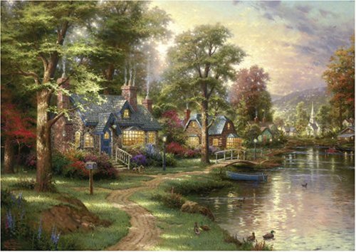 Childrens Toyshop  Spielwaren : Thomas Kinkade - Am See, 1500 Teile (Puzzle)
