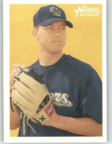 2006 Bowman Heritage Prospects #41 Yovani Gallardo - Milwaukee Brewers (Rookie / Prospect) (Baseball Cards)