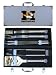 Bergamot CBQ620FPE BBQ Set with Case 8-pc.