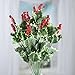 Factory Direct Craft 18.5 Inch Artificial Holly and Red Berry Embellishing stems for Holiday and Home Decor