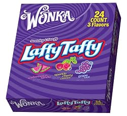 Wonka Laffy Taffy Stretchy & Tangy Variety Box,1.5-Ounce Boxes (Pack of 48)