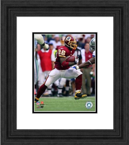 Framed Clinton Portis Washington Redskins Photo