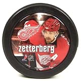 DETROIT RED WINGS HENRIK ZETTERBERG OFFICIAL HOCKEY PUCK