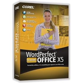 WordPerfect Office X5 Academic English/French (bilingual software)