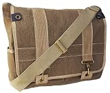 Military Inspired Canvas Crossbody Messenger Bag Shoulder Bag Laptop Case Backpack Brown Military Inspired Canvas Crossbody Messenger Bag Shoulder Bag Laptop Case Backpack Brown