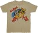 Search : Batman and Robin Ka-pow! Ash Brown T-shirt Tee