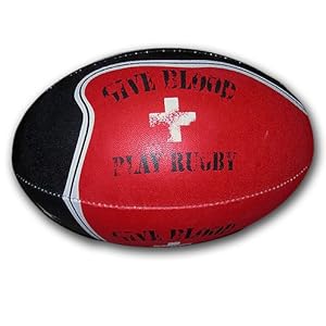Give Blood Rugby Ball
