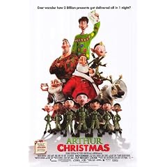 ARTHUR CHRISTMAS Beidseitige Filmplakat REGULAR Poster (2011) (James McAvoy, Hugh Laurie, Bill Nighy) ORIGINAL-KINOplakat (69cm x 102cm)