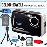 Bell & Howell WP5 Waterproof 12.2MP 5X Digital Camera Black Bundle