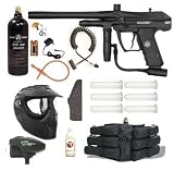 Paintball Gun Spyder VS1 Black With Eyes Super Mega Set