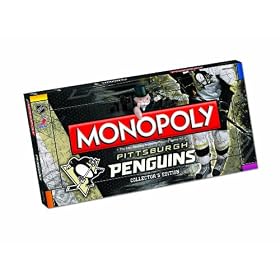 NHL Collectable Monopoly Game: Pittsburgh Penguins Collector's Edition