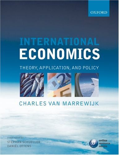 International Economics by van Marrewijk Charles Ottens Daniel Schueller Stephan (2007-05-18) Paperback