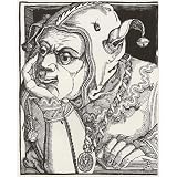 Hans Hanberg (Portrait of a madman from the left) Art Poster Print - 13x19