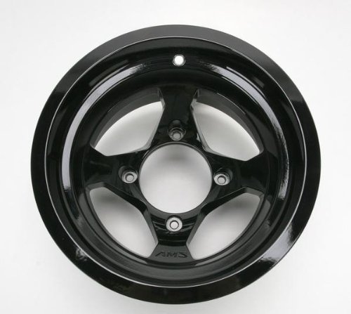AMS Black Cast Aluminum Rear Wheel - 12x7, 4/137, 
