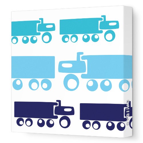 Inexpensive! Avalisa Stretched Canvas Nursery Wall Art Truck Blue Hue