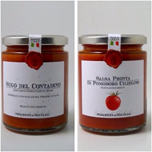 Sicilian Tomato Sauces: Cherry and Farmer Tomato 2-pk