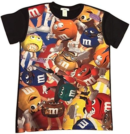 King Unisex Graphic T-shirt - Snacks & Drinks (Large, M&Ms)
