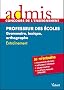 Concours Professeur des �coles - Grammaire, lexique, orthographe - Admis - Je m'entra�ne