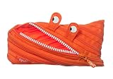 UPC 817758010423 product image for ZIPIT Monster Pencil Case, Orange, 8.6