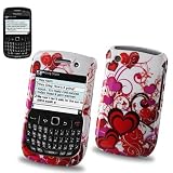 New Fashionable Perfect Fit Design Hard Protector Skin Cover Cell Phone Case for RIM Blackberry Curve 8530 Sprint,Verizon,U.S. Cellular,Alltel - Hearts