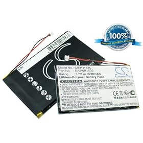 Extended Battery iRiver H110, H120, H140, H320, H340 MP3 Playmer