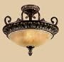 AF Lighting Provencal 3 Light Semi-Flush Ceiling Fixture Cashmere