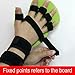 Finger Orthotics Points Fingerboard Stroke Hemiplegia Rehabilitation Training Equipment (L, right hand)