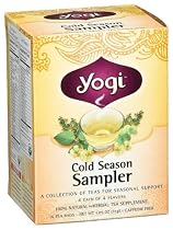 Yogi Tea Cold Season Tea Sampler, Variety Pack of Four Flavors, Tea Bags, 16-Count Boxes (Pack of 6)  [Amazon Frustration-Free Packaging]