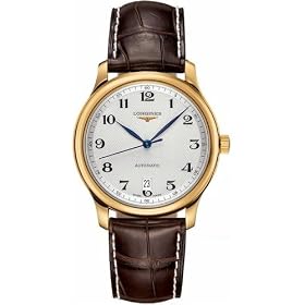 Longines Watches- Longines Master Collection in 18K Gold Automatic Transparent Case Back Men's Watch