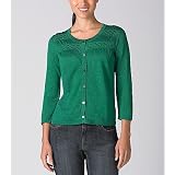 Petite Smocked Jersey Cardigan at Liz Claiborne